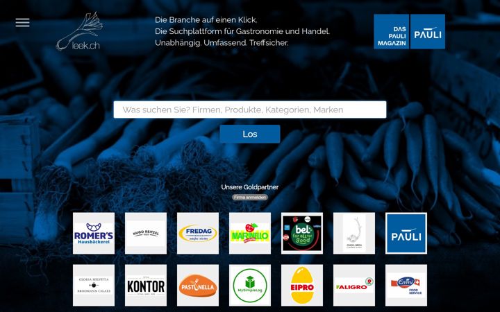 Screenshot of leek.ch