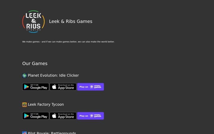 Screenshot of leekandribs.com
