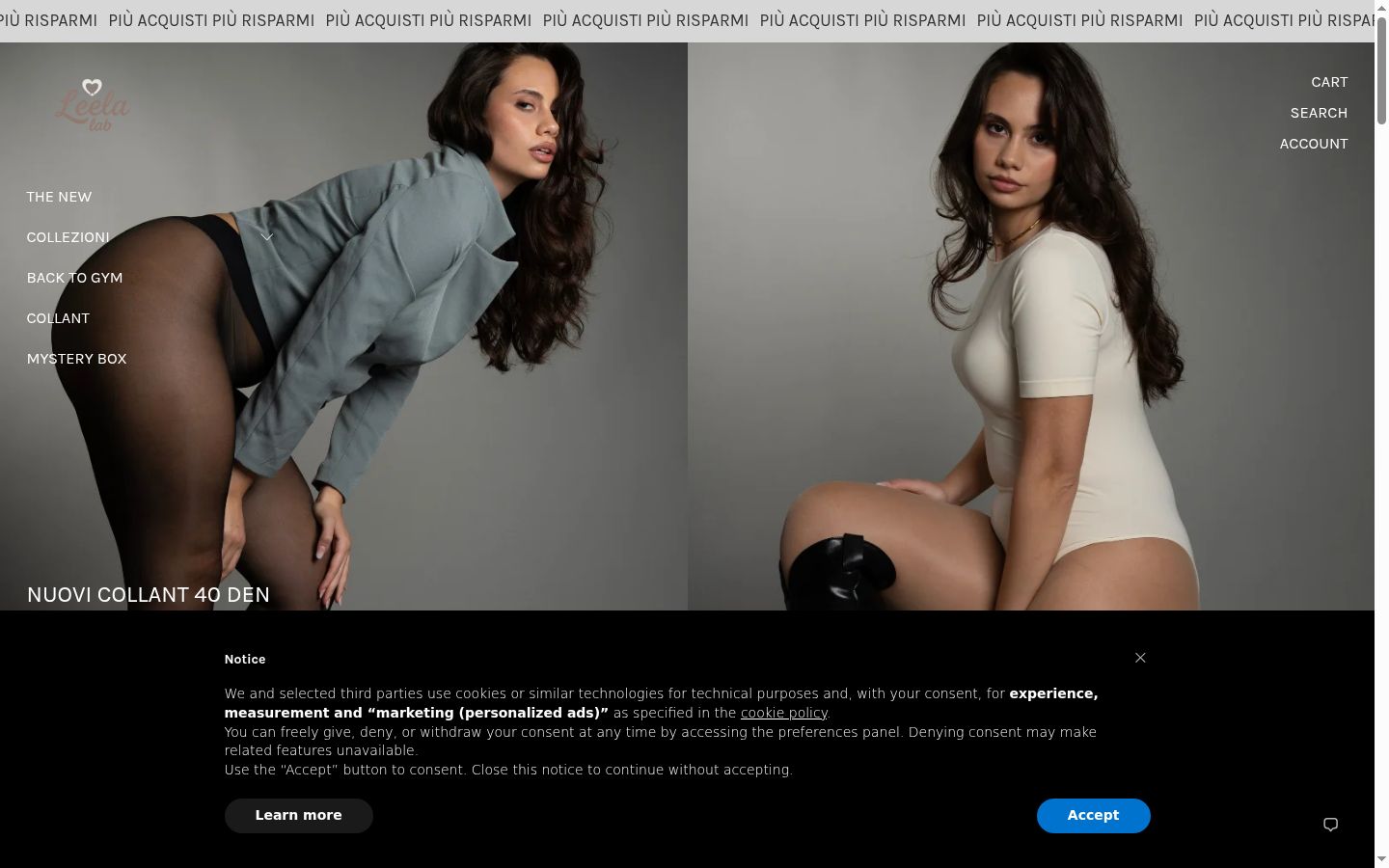 Snímek obrazovky baneru souhlasu zobrazeného před jakoukoli interakcí