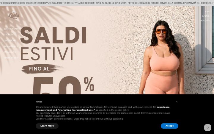 Screenshot of leela-lab.com