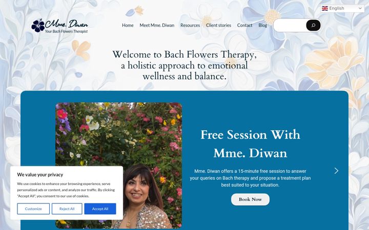 Screenshot of leenadiwan.com
