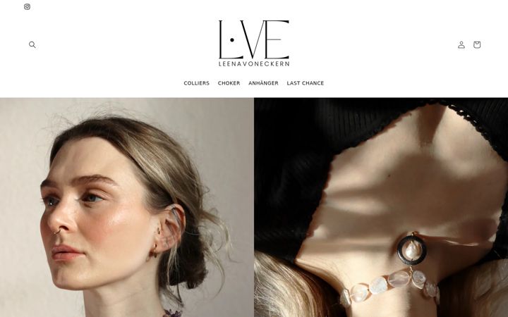 Ekrano kopija leenavoneckern-shop.com