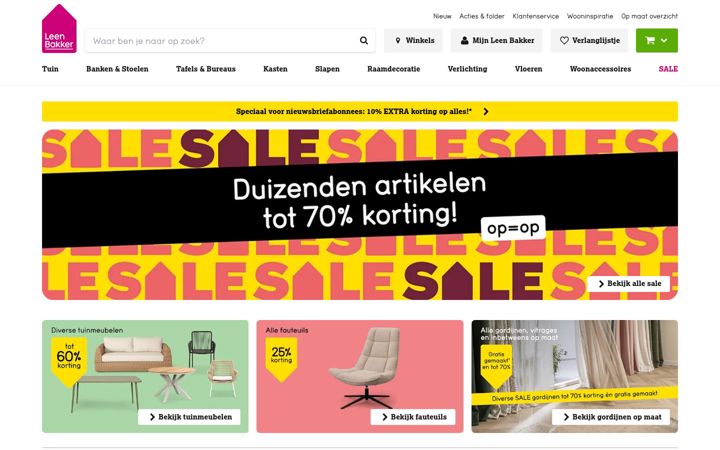Screenshot of leenbakker.nl