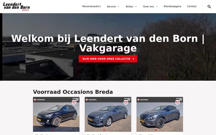 Screenshot of leendertvdborn.nl