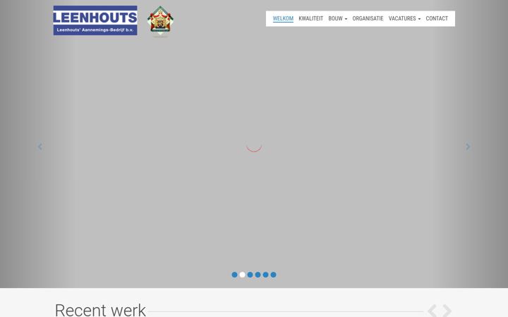 Screenshot of leenhoutsoostburg.nl