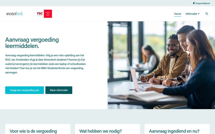 Screenshot of leermiddelenrocva.nl