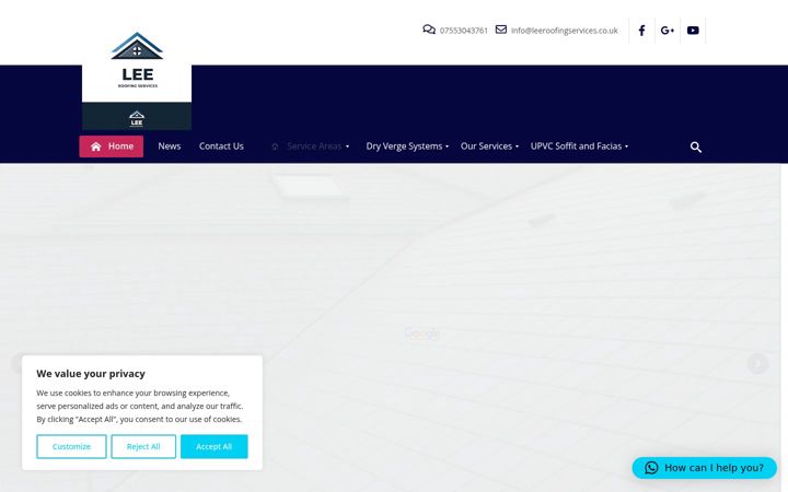 Screenshot of leeroofinghertfordshire.co.uk