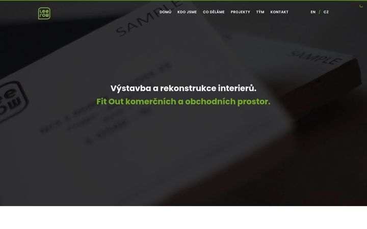 Screenshot of leerow.com