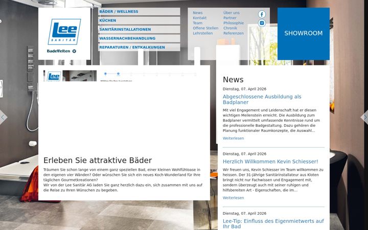 Screenshot of leesanitaer.ch