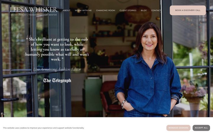 Screenshot of leesawhisker.com