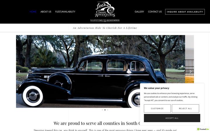 Screenshot of leesclassicadventures.com