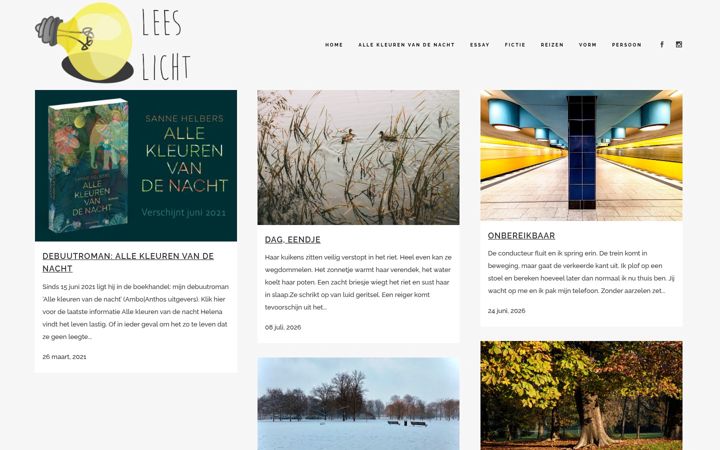 Screenshot of leeslicht.com