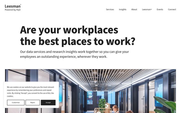 Screenshot of leesmanindex.com