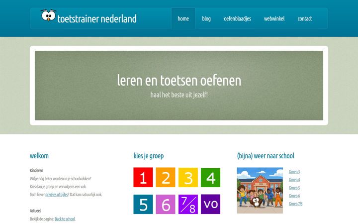 Screenshot of leestrainer.nl
