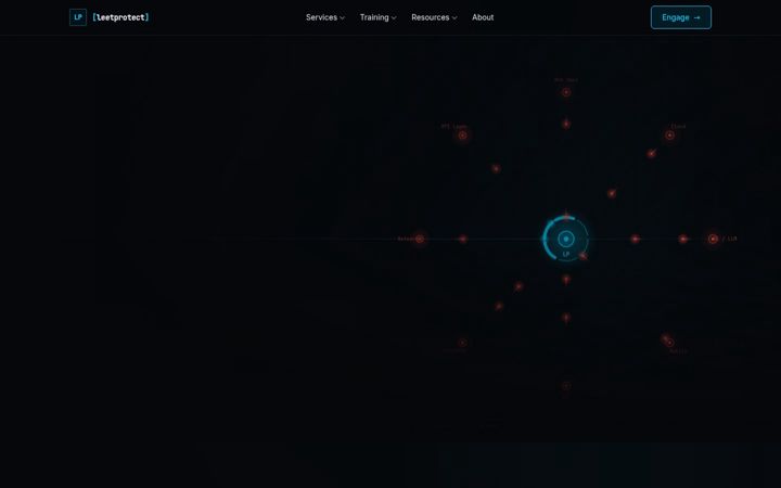 Screenshot of leetprotect.com