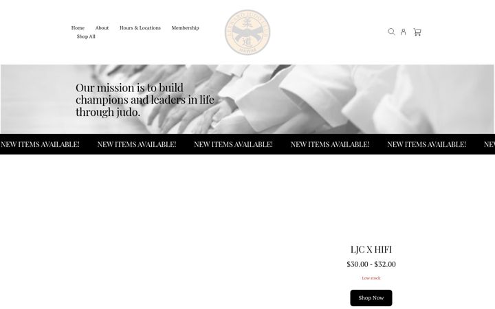 Screenshot of leewardjudoclub.com