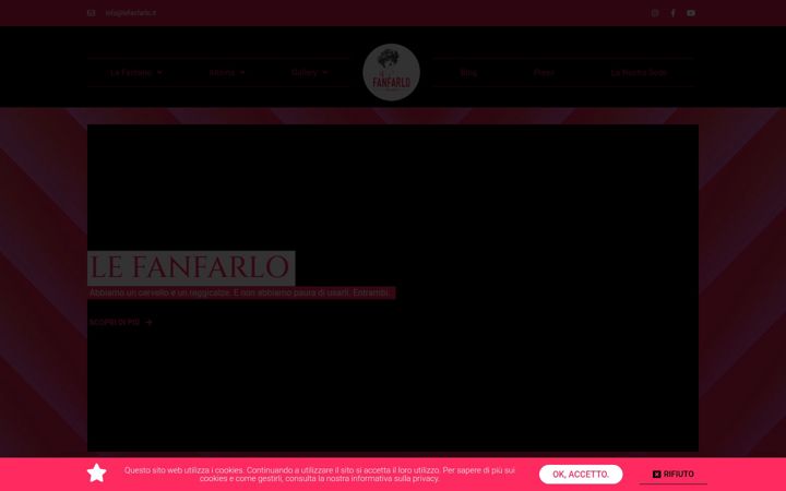 Screenshot of lefanfarlo.it