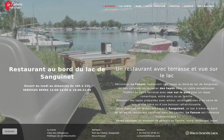 Screenshot of lefanum.com