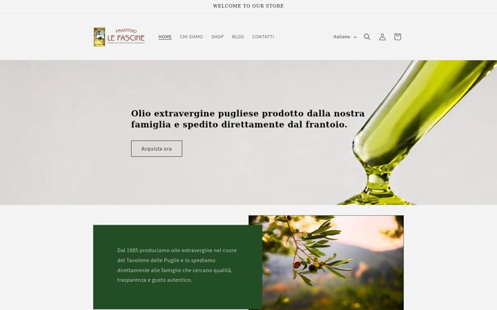 Screenshot of lefascine.it