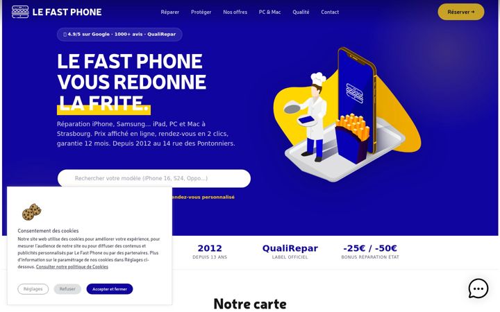 Screenshot of lefastphone.fr