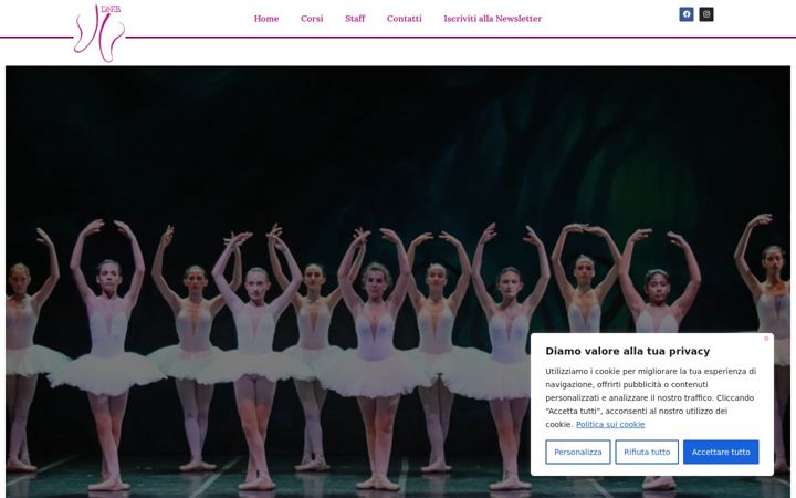 Screenshot of lefateballerine.it