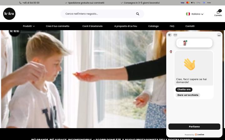 Screenshot of lefeufires.it
