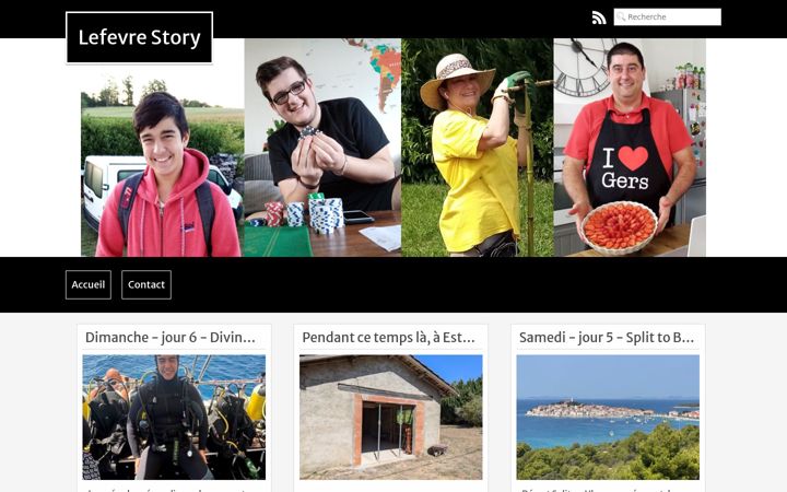 Screenshot of lefevrestory.com