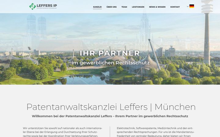 Screenshot ta' leffers-ip.com