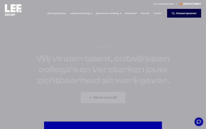 Screenshot of lefgroep.nl