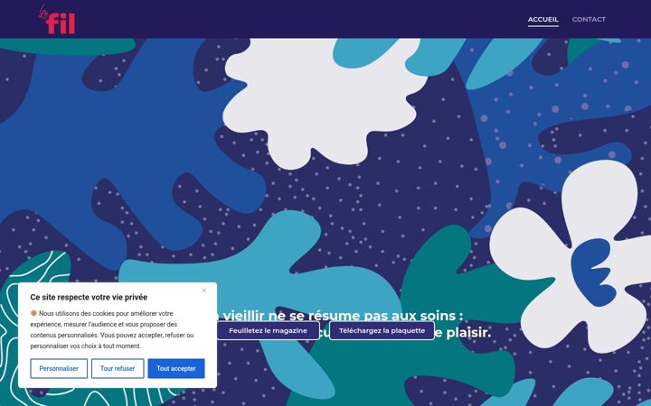Screenshot of lefil-media.com