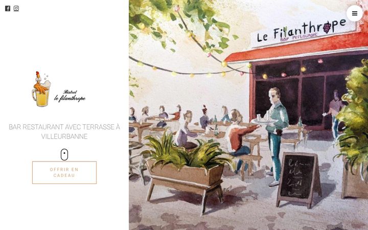 Screenshot of lefilanthrope.fr