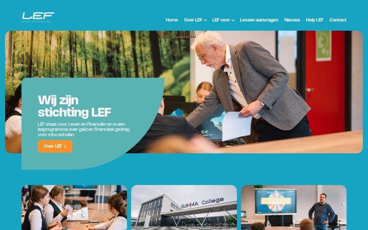 Screenshot of lefnet.nl