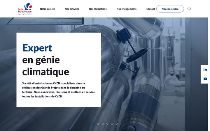 Screenshot of lefortfrancheteau.com