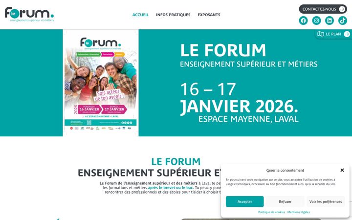 Screenshot of leforum53.fr