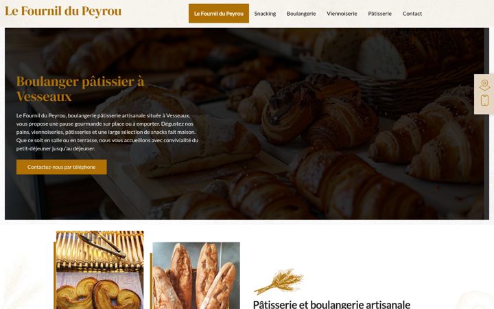 Screenshot of lefournil-dupeyrou.fr