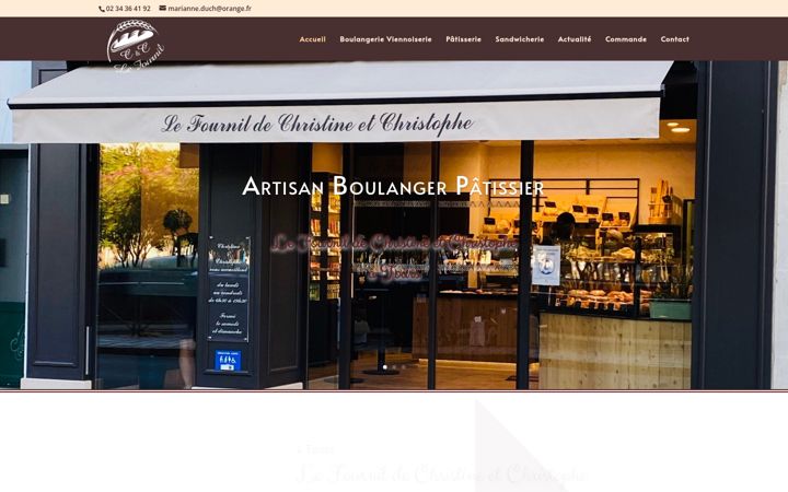 Screenshot of lefournildechristineetchristophe.fr