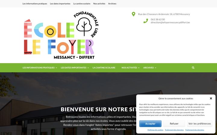 Screenshot of lefoyermessancydiffert.be
