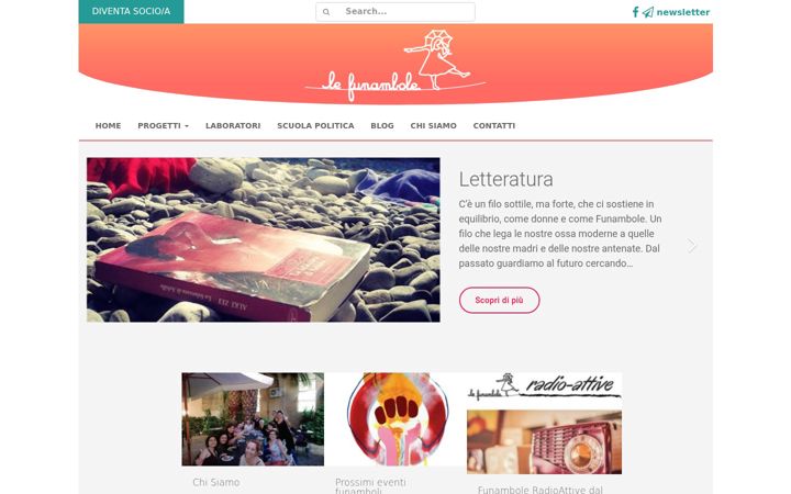 Screenshot of lefunambole.altervista.org