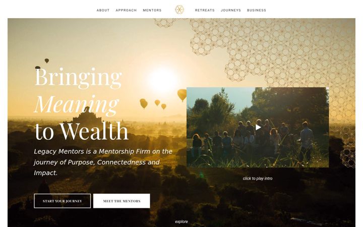 Screenshot of legacy-mentors.com