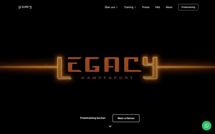 Screenshot of legacy-sports.de