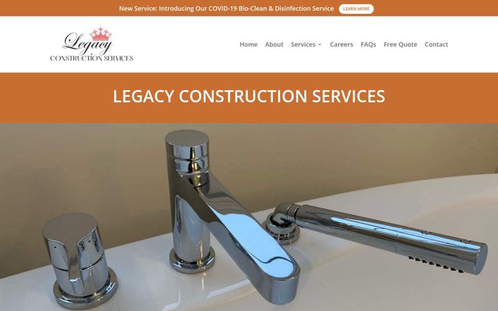Screenshot of legacycs.ca