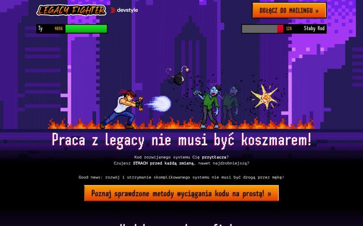 Screenshot of legacyfighter.pl