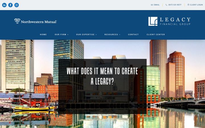 Screenshot of legacyfinancialgroup.nm.com