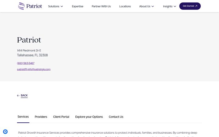Screenshot of legacyinsllc.com