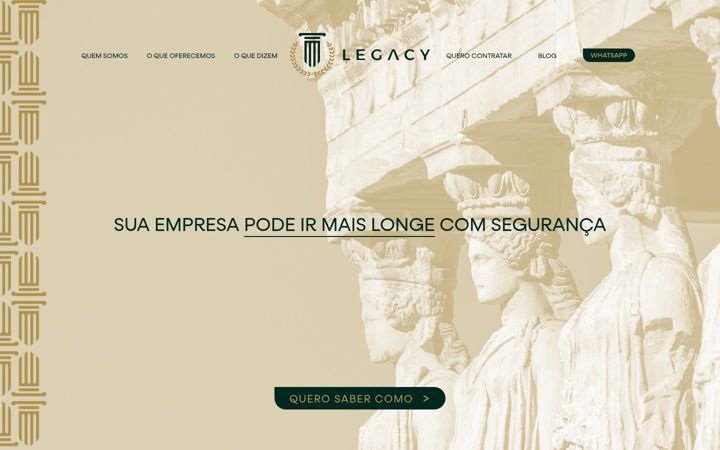 Screenshot of legacyinsurance.com.br