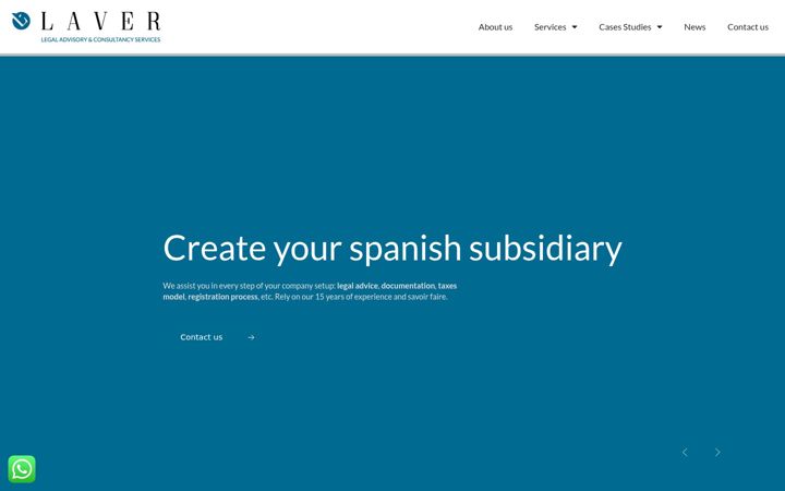 Screenshot of legaladvisoryspain.com