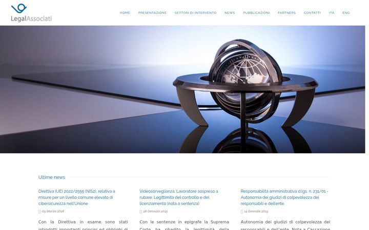 Screenshot of legalassociati.com