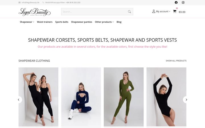 Screenshot of legalbeauty.de