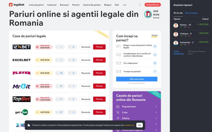 Képernyőkép: legalbet.ro