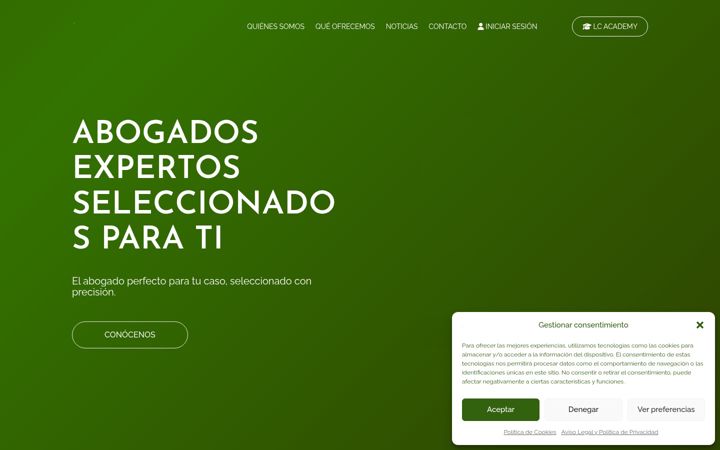 Screenshot of legalconcierge.es